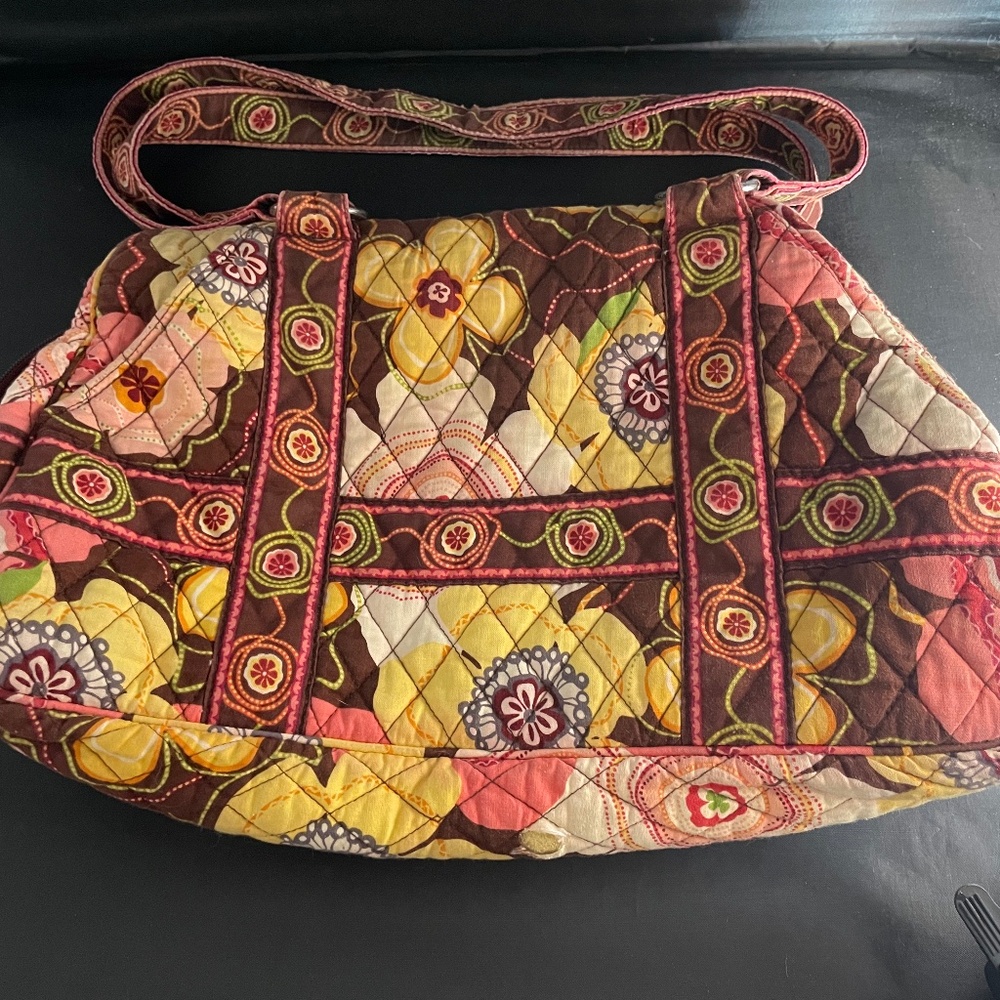 Very Bradly Hand Bag Browns & Yellows